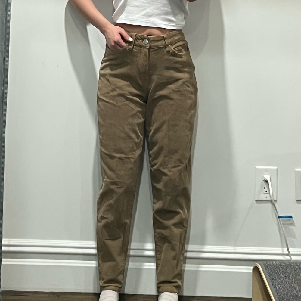 Sand Color Corduroy Pant